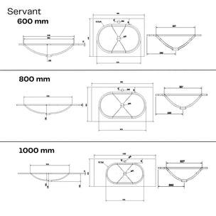 Macro Design CROWN Line Push-open Servantskap Glasservant