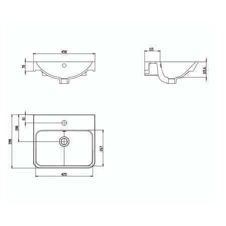 Macro Design CROWN Slim servantskap 2 Skuff