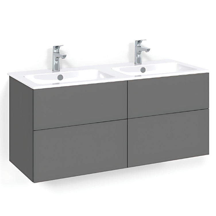 Macro Design CROWN Servantskap skuff med LIGHT 14 servant 120cm dobbel