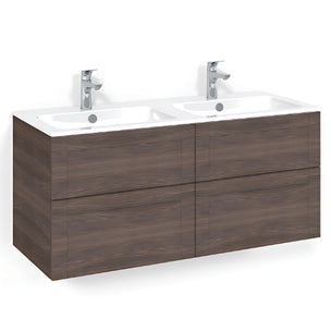 Macro Design CROWN Servantskap skuff med LIGHT 14 servant 120cm dobbel