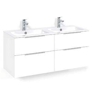 Macro Design CROWN Servantskap skuff med LIGHT 14 servant 120cm dobbel