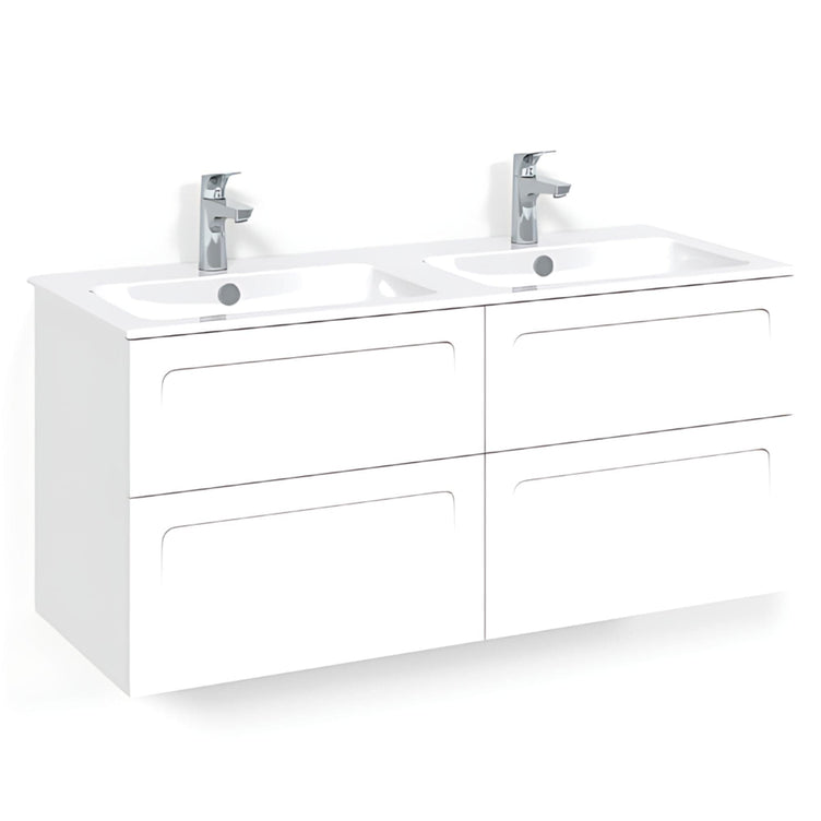 Macro Design CROWN Servantskap skuff med LIGHT 14 servant 120cm dobbel