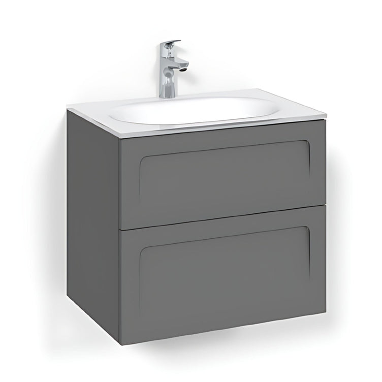 Macro Design CROWN Shape Servantskap 2-skuff med Glasservant