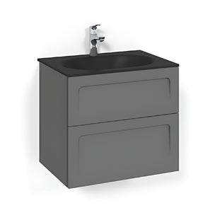 Macro Design CROWN Shape Servantskap 2-skuff med Glasservant