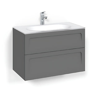 Macro Design CROWN Shape Servantskap 2-skuff med Glasservant
