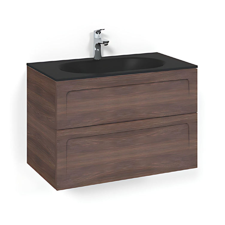Macro Design CROWN Shape Servantskap 2-skuff med Glasservant