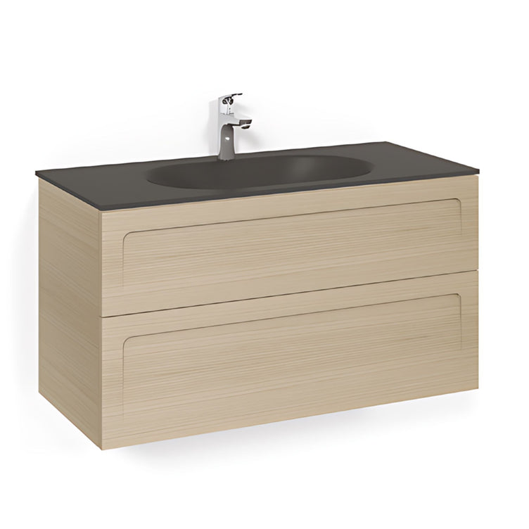 Macro Design CROWN Shape Servantskap 2-skuff med Glasservant