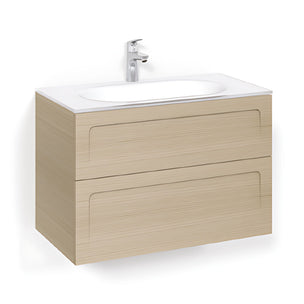 Macro Design CROWN Shape Servantskap 2-skuff med Glasservant