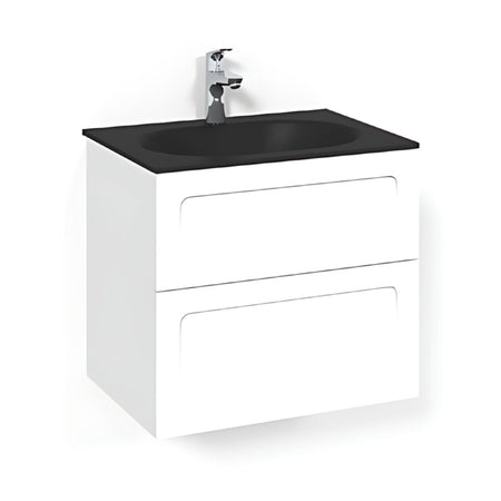 Macro Design CROWN Shape Servantskap 2-skuff med Glasservant