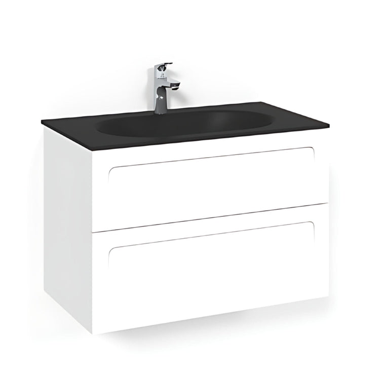Macro Design CROWN Shape Servantskap 2-skuff med Glasservant