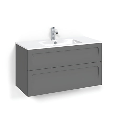 Macro Design CROWN Shape Servantskap 2 skuff med LIGHT servant
