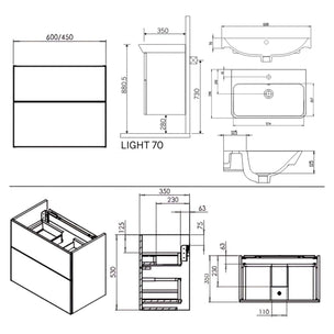 Macro Design CROWN Slim Line servantskap