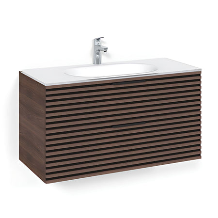 Macro Design CROWN Stripe Servantskap 2-skuff med Glasservant