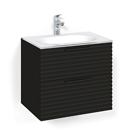 Macro Design CROWN Stripe Servantskap 2-skuff med Glasservant