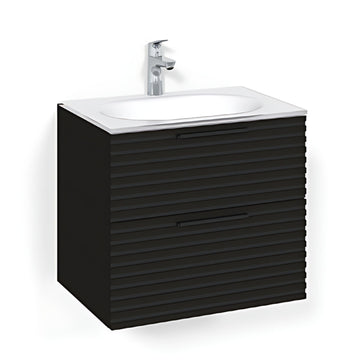 Macro Design CROWN Stripe Servantskap 2-skuff med Glasservant