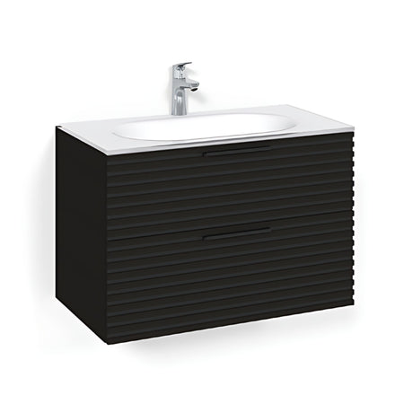 Macro Design CROWN Stripe Servantskap 2-skuff med Glasservant