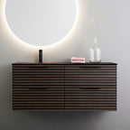 Macro Design CROWN Stripe Servantskap 4-skuff med Venstre Glasservant 120cm