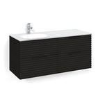 Macro Design CROWN Stripe Servantskap 4-skuff med Venstre Glasservant 120cm