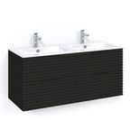 Macro Design CROWN Stripe Servantskap skuff med LIGHT 14 servant 120cm dobbel