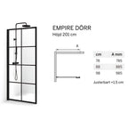 Macro Design Empire Dusjdør