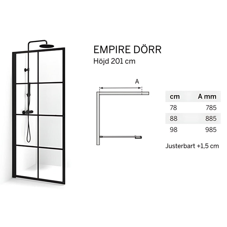 Macro Design Empire Dusjdør