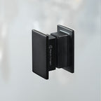 Macro Design Empire Nisjedusj Swing Briljant linjeglass med svart matt profil