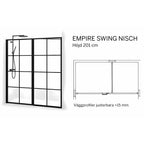 Macro Design Empire Nisjedusj Swing med Hvit profil