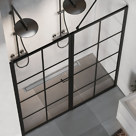Macro Design Empire Nisjedusj Swing med Svart matt profil