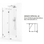 Macro Design Grace Dusjhjørne Spesial 14 Måltilpasset