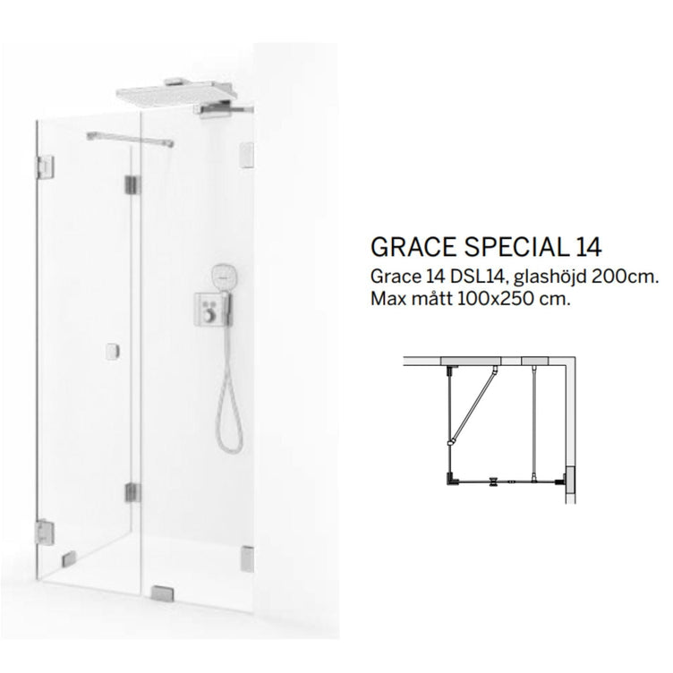 Macro Design Grace Dusjhjørne Spesial 14 Måltilpasset