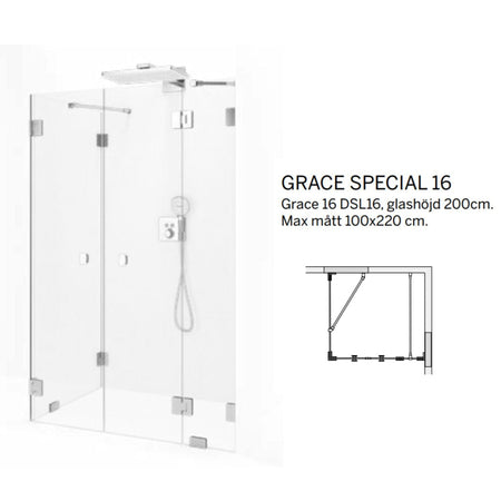 Macro Design Grace Dusjhjørne Spesial 16 Måltilpasset