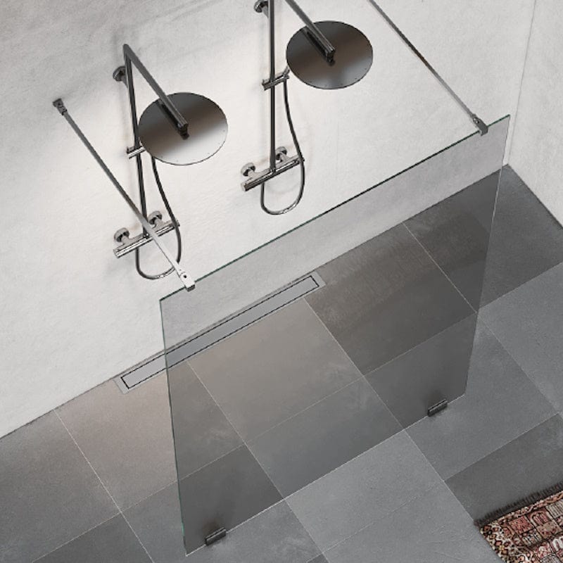 Macro Design Grace Dusjvegg Walk In Shower B120-140cm Macro Design Dusjvegg