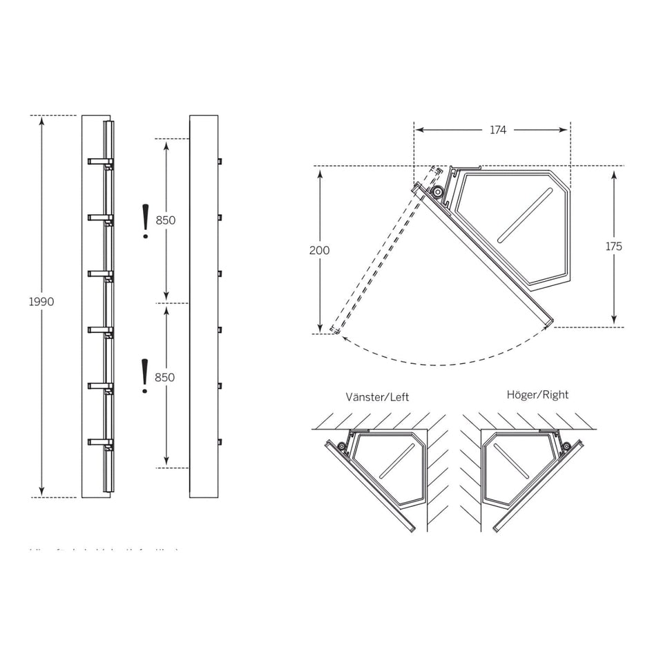 Macro Design HIDE Tile Dusjhylle Macro Design Dusjhylle GRO-DDHHS199K