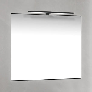Macro Design T-LED firkantet speil med lys (ramme)