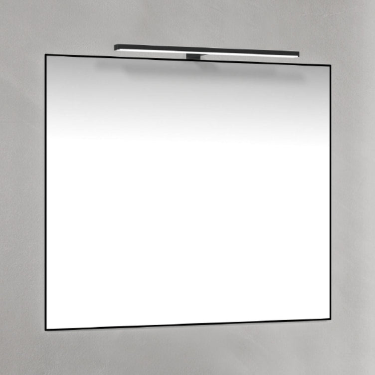 Macro Design T-LED firkantet speil med lys (ramme)