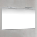 Macro Design T-LED firkantet speil med lys (ramme)