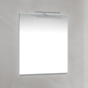 Macro Design T-LED firkantet speil med lys (ramme)