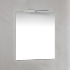 Macro Design T-LED firkantet speil med lys (topplys)