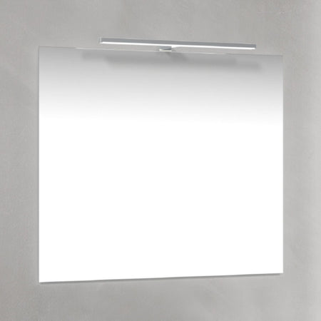 Macro Design T-LED firkantet speil med lys (topplys)