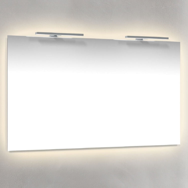 Macro Design AMBILIGHT T-LED firkantet speil med lys (topp/baklys)