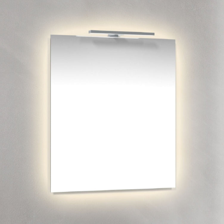 Macro Design AMBILIGHT T-LED firkantet speil med lys (topp/baklys)