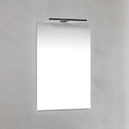 Macro Design T-LED firkantet speil med lys (topplys)