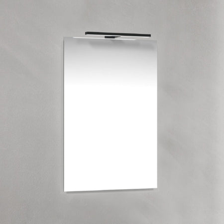 Macro Design T-LED firkantet speil med lys (topplys)