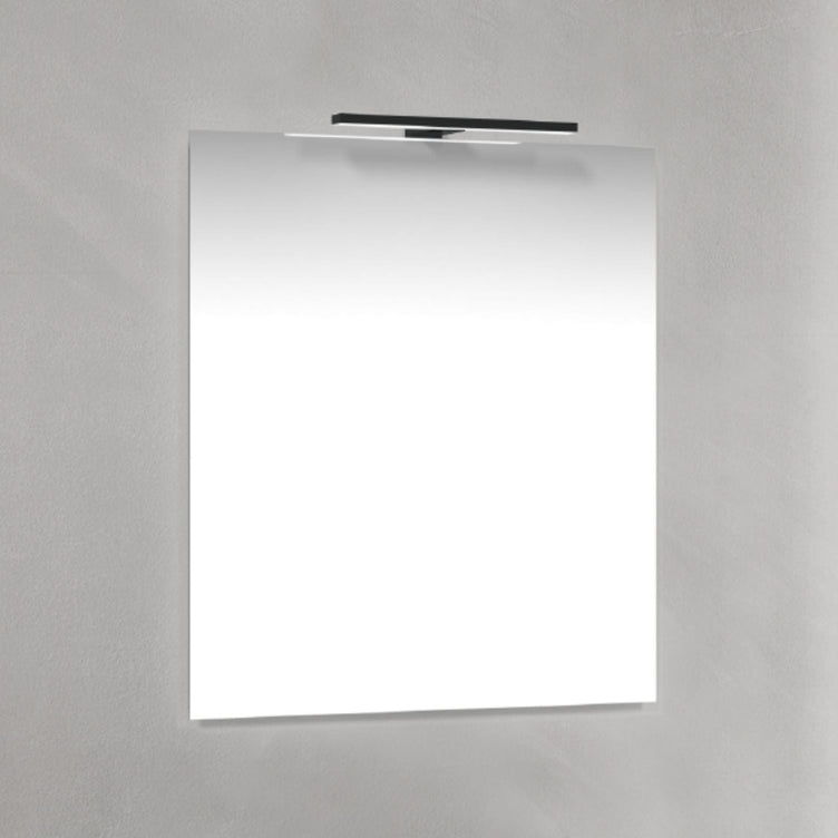 Macro Design T-LED firkantet speil med lys (topplys)