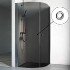 Macro Design SPIRIT Dusjhjørne Rund med hullgrep