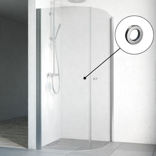 Macro Design SPIRIT Dusjhjørne Rund med hullgrep