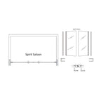 Macro Design SPIRIT Nisjedusj Saloon med hullgrep