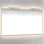 Macro Design AMBILIGHT T-LED firkantet speil med lys (krom ramme)