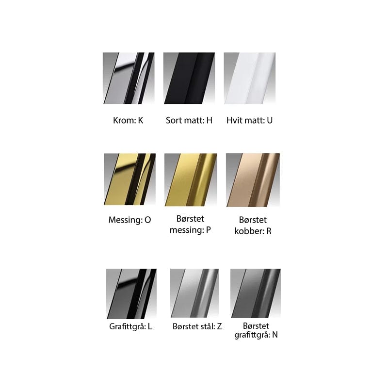 N180 FG Sidefastfelt 80-120cm Novellini Dusjvegg
