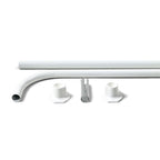 OUTLET: Habo Dusjforhengstang 7020 Hvit 90X90 Sb